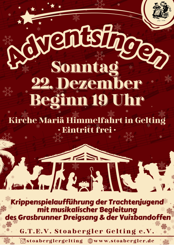 Adventsingen Plakat