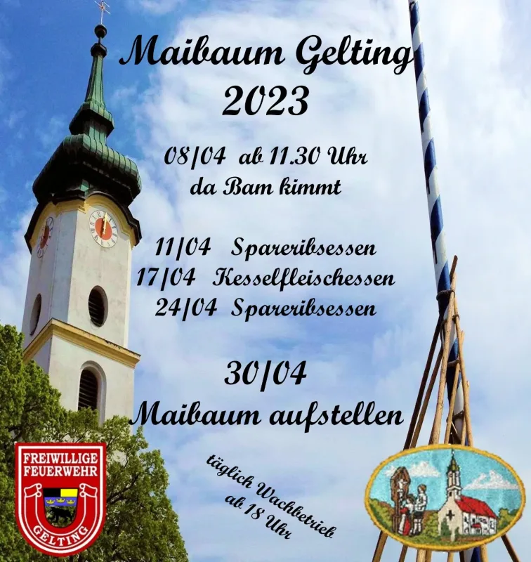 Maibaum Gelting 2023